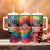 Rock Festival Poland Tumbler With Handle Polska Eagle Mascot Tie Dye Vibes - Wonder Print Shop