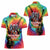 Rock Festival Poland Women Polo Shirt Polska Eagle Mascot Tie Dye Vibes - Wonder Print Shop