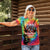 Rock Festival Poland Women Polo Shirt Polska Eagle Mascot Tie Dye Vibes - Wonder Print Shop