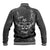Live Love Rock Skull Baseball Jacket Retro Grunge Style - Wonder Print Shop