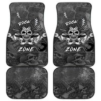 Live Love Rock Skull Car Mats Retro Grunge Style - Wonder Print Shop