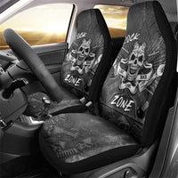 Live Love Rock Skull Car Seat Cover Retro Grunge Style - Wonder Print Shop