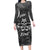 Live Love Rock Skull Family Matching Long Sleeve Bodycon Dress and Hawaiian Shirt Retro Grunge Style - Wonder Print Shop