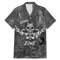 Live Love Rock Skull Family Matching Mermaid Dress and Hawaiian Shirt Retro Grunge Style - Wonder Print Shop