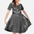 Live Love Rock Skull Family Matching Off The Shoulder Long Sleeve Dress and Hawaiian Shirt Retro Grunge Style - Wonder Print Shop