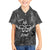 Live Love Rock Skull Family Matching Off The Shoulder Long Sleeve Dress and Hawaiian Shirt Retro Grunge Style - Wonder Print Shop