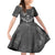 Live Love Rock Skull Family Matching Off Shoulder Short Dress and Hawaiian Shirt Retro Grunge Style - Wonder Print Shop
