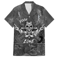 Live Love Rock Skull Family Matching Puletasi and Hawaiian Shirt Retro Grunge Style - Wonder Print Shop