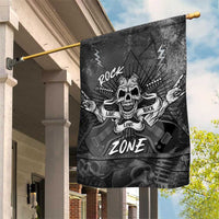 Live Love Rock Skull Garden Flag Retro Grunge Style - Wonder Print Shop