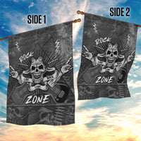 Live Love Rock Skull Garden Flag Retro Grunge Style - Wonder Print Shop