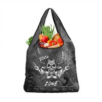 Live Love Rock Skull Grocery Bag Retro Grunge Style - Wonder Print Shop