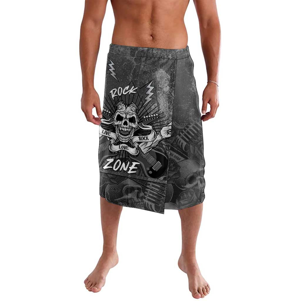Live Love Rock Skull Lavalava Retro Grunge Style - Wonder Print Shop