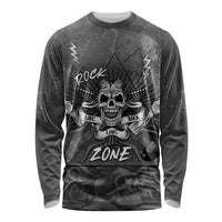 Live Love Rock Skull Long Sleeve Shirt Retro Grunge Style - Wonder Print Shop