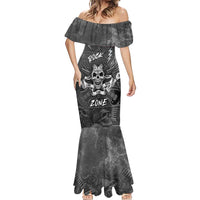 Live Love Rock Skull Mermaid Dress Retro Grunge Style - Wonder Print Shop