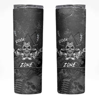 Live Love Rock Skull Skinny Tumbler Retro Grunge Style - Wonder Print Shop