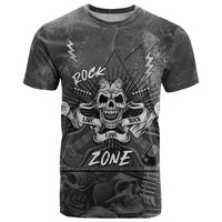 Live Love Rock Skull T Shirt Retro Grunge Style - Wonder Print Shop