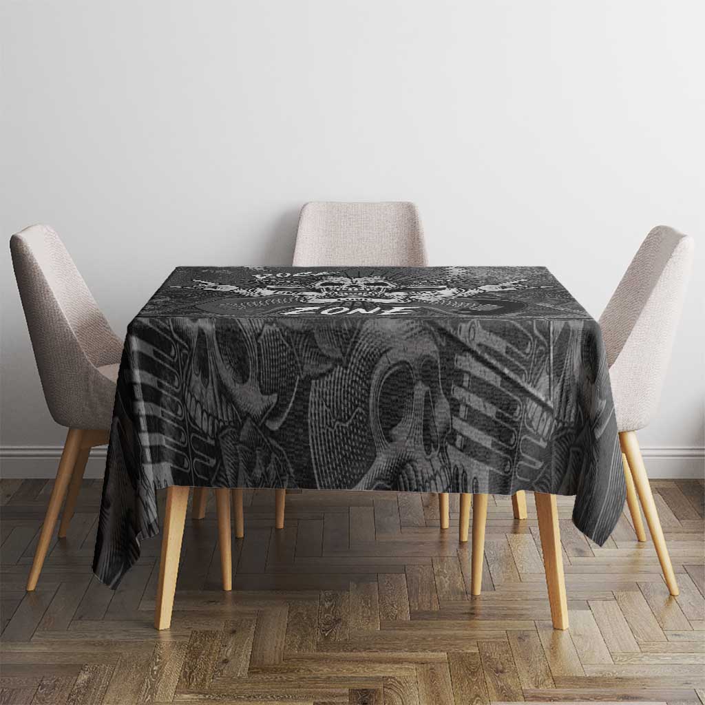 Live Love Rock Skull Tablecloth Retro Grunge Style - Wonder Print Shop