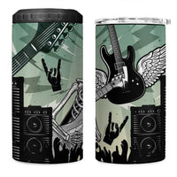 Electric Guitar Skull 4 in 1 Can Cooler Tumbler Lets Rock - Wonder Print Shop