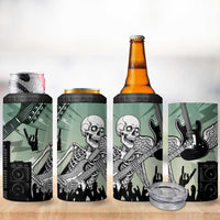 Electric Guitar Skull 4 in 1 Can Cooler Tumbler Lets Rock - Wonder Print Shop