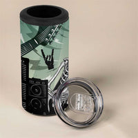 Electric Guitar Skull 4 in 1 Can Cooler Tumbler Lets Rock - Wonder Print Shop