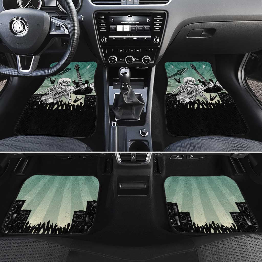 Electric Guitar Skull Car Mats Lets Rock - Wonder Print Shop