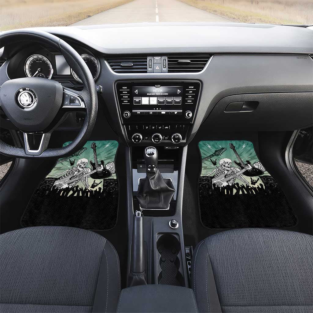 Electric Guitar Skull Car Mats Lets Rock - Wonder Print Shop