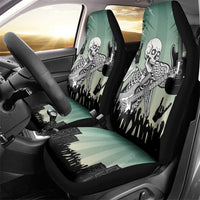 Electric Guitar Skull Car Seat Cover Lets Rock - Wonder Print Shop