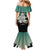 Electric Guitar Skull Family Matching Mermaid Dress and Hawaiian Shirt Lets Rock - Wonder Print Shop