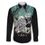 Electric Guitar Skull Family Matching Short Sleeve Bodycon Dress and Hawaiian Shirt Lets Rock - Wonder Print Shop