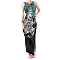 Electric Guitar Skull Family Matching Tank Maxi Dress and Hawaiian Shirt Lets Rock - Wonder Print Shop