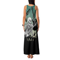 Electric Guitar Skull Family Matching Tank Maxi Dress and Hawaiian Shirt Lets Rock - Wonder Print Shop