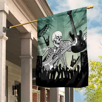Electric Guitar Skull Garden Flag Lets Rock - Wonder Print Shop