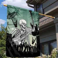 Electric Guitar Skull Garden Flag Lets Rock - Wonder Print Shop