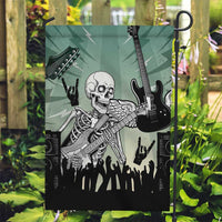 Electric Guitar Skull Garden Flag Lets Rock - Wonder Print Shop