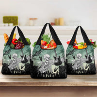 Electric Guitar Skull Grocery Bag Lets Rock - Wonder Print Shop