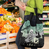 Electric Guitar Skull Grocery Bag Lets Rock - Wonder Print Shop
