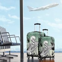 Electric Guitar Skull Luggage Cover Lets Rock - Wonder Print Shop