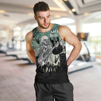 Electric Guitar Skull Men Tank Top Lets Rock - Wonder Print Shop