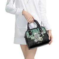 Electric Guitar Skull Shoulder Handbag Lets Rock - Wonder Print Shop