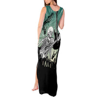 Electric Guitar Skull Tank Maxi Dress Lets Rock - Wonder Print Shop