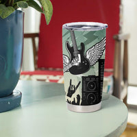 Electric Guitar Skull Tumbler Cup Lets Rock - Wonder Print Shop