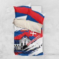 Slovakia Constitution Day Bedding Set Slovensko Grassalkovich Palace With Coat Of Arms - Wonder Print Shop
