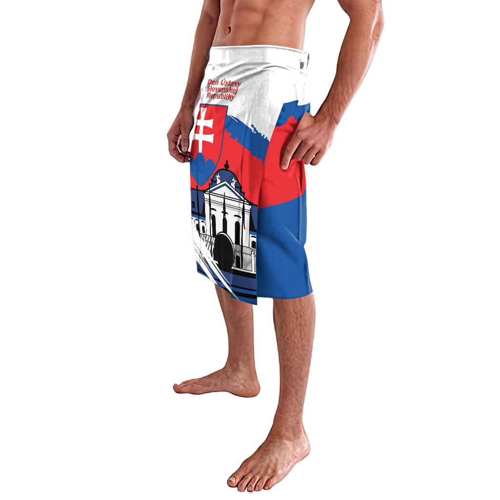 Slovakia Constitution Day Lavalava Slovensko Grassalkovich Palace With Coat Of Arms - Wonder Print Shop