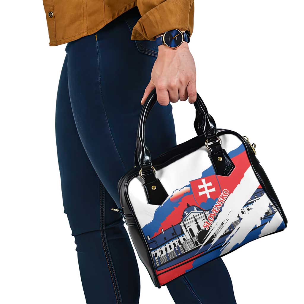 Slovakia Constitution Day Shoulder Handbag Slovensko Grassalkovich Palace With Coat Of Arms
