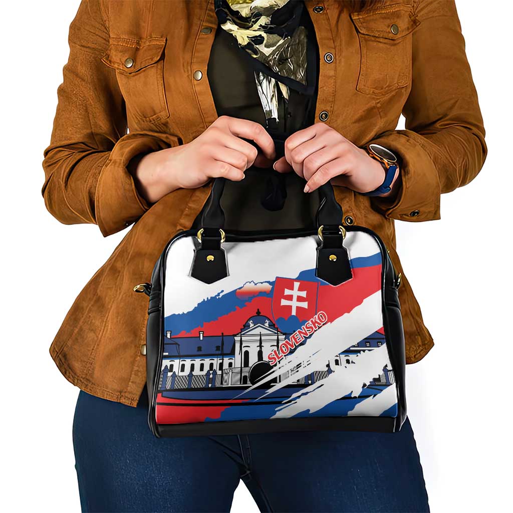 Slovakia Constitution Day Shoulder Handbag Slovensko Grassalkovich Palace With Coat Of Arms