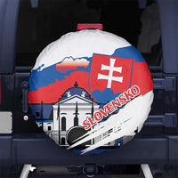 Slovakia Constitution Day Spare Tire Cover Slovensko Grassalkovich Palace With Coat Of Arms - Wonder Print Shop