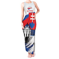 Slovakia Constitution Day Tank Maxi Dress Slovensko Grassalkovich Palace With Coat Of Arms - Wonder Print Shop