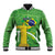 Personalized Brazil Independence Day Baseball Jacket Brasil Map Christ The Redeemer 7 De Setembro - Wonder Print Shop