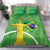 Personalized Brazil Independence Day Bedding Set Brasil Map Christ The Redeemer 7 De Setembro - Wonder Print Shop