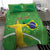 Personalized Brazil Independence Day Bedding Set Brasil Map Christ The Redeemer 7 De Setembro - Wonder Print Shop